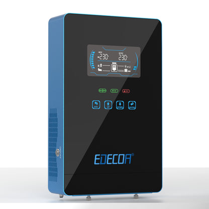 EDECOA Hybrid Solar Inverter 4500W 24V to 220V Pure Sine Wave