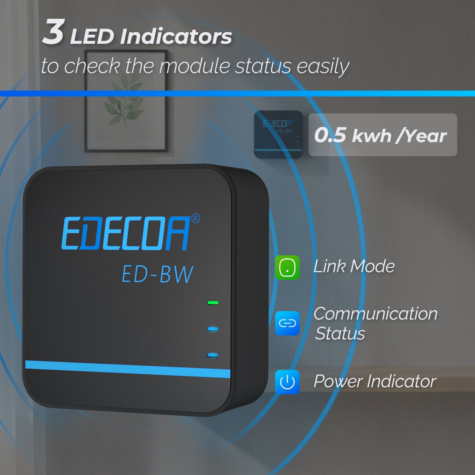 EDECOA 2000W DC 12V AC 220V 230V Pure Sine Wave Power Inverter Bluetooth-Compatible WiFi-Compatible
