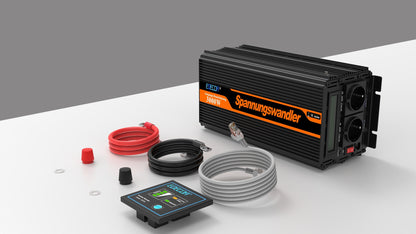 EDECOA 3000W/6000W DC 12V/24V AC 220V 230V modified sine wave power inverter