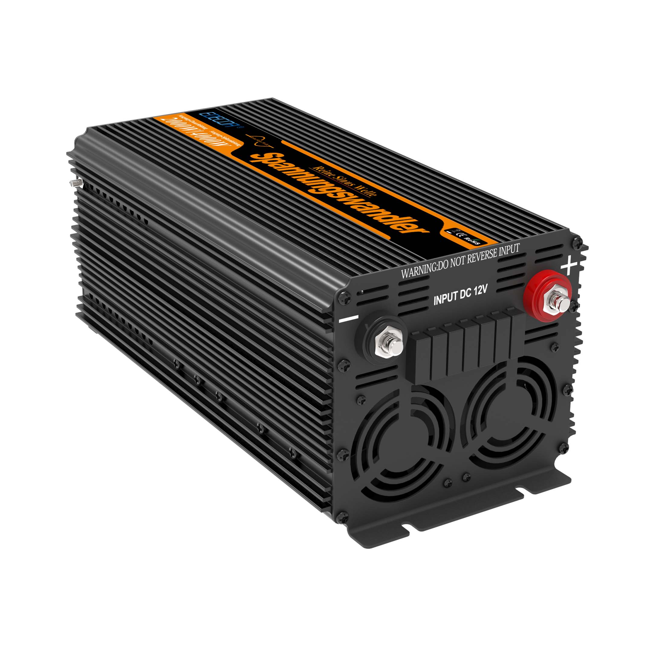 EDECOA 2000W/4000W DC 12V/24V AC 220V 230V modified sine wave power inverter