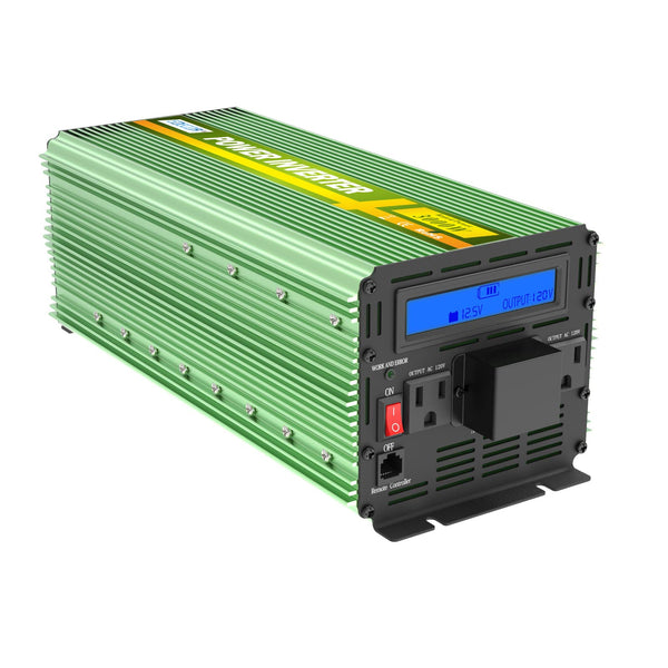 EDECOA 1000W pure sine wave power inverter DC 12V to AC 220V 230V converter  car inverter off grid solar inverter for RV boat