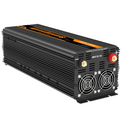 EDECOA 2500W DC 12V/24V AC 220V 230V pure sine wave power inverter