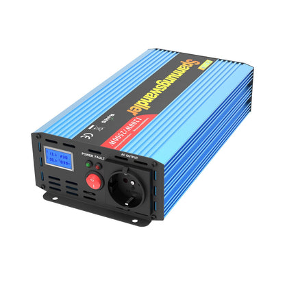 EDECOA 1200W/2500W DC 12V AC 220V 230V modified sine wave power inverter