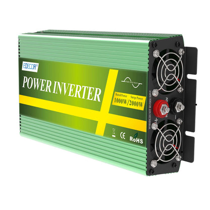 EDECOA 1000W DC 12V to AC 240V pure sine wave power inverter UK socket