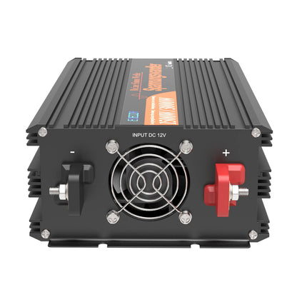 EDECOA 1500W/3000W DC 12V/24V AC 220V 230V pure sine wave power inverter