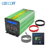 EDECOA 1000W DC 12V to AC 240V pure sine wave power inverter UK socket